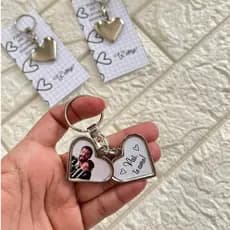 Chaveiro com foto Dia dos Pais, chaveiro relicário com foto e frase, presente dia dos pais