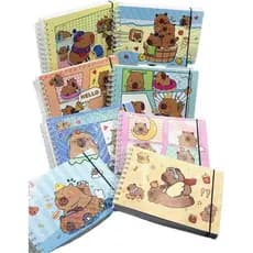 Caderno De Colorir Capivara 96 Folhas Capa Dura