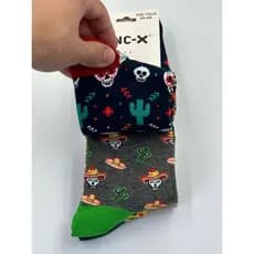 Kit Com 3 Pares De Meia Caveirinha