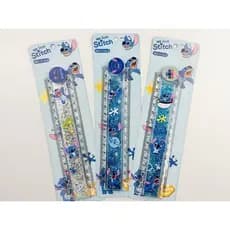Régua Stitch 30 cm com Estêncil