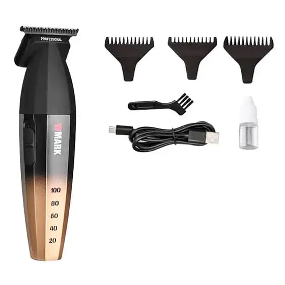 Aparador de Cabelo Maquina De Acabamento NG 325 Wmark 9000 RPM Dourado