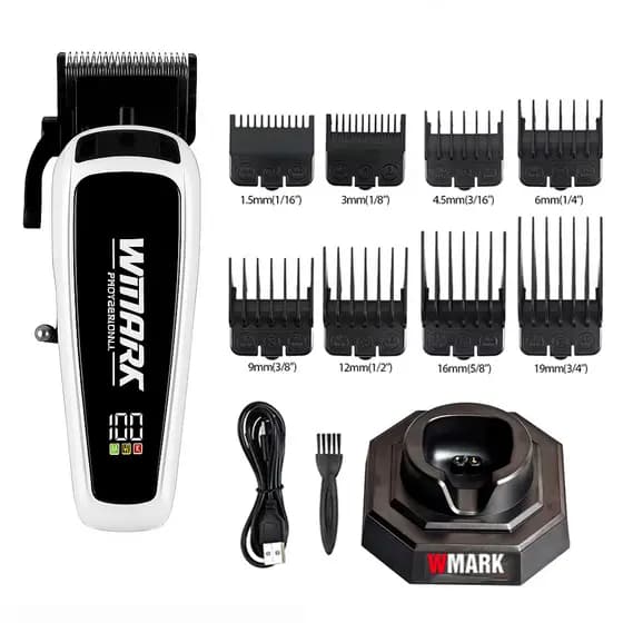 Maquina de Cortar Cabelo Motor sem Escova 8000 RPM WMARK NG 8061 Bramco