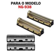Reposicao Lamina e Tela de Maquina Shaver NG 938 Wmark