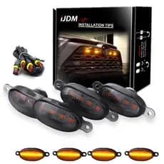 4 peças Iluminação Frontal Da Grade Ambar Luzes Diurnas ranger s10 hilux amarok alta qualidade