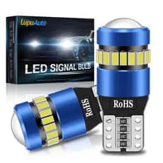 Par Lâmpada Pingo T10 LupuAuto Canbus Super Forte 18 Leds W5w BRANCO
