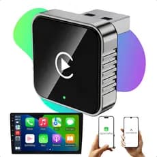 Carplay Adaptador Sem Fio Android Auto 2 Em 1 Slim E Potente  clip-icon  Carplay Adaptador Sem Fio Android Auto 2 Em 1