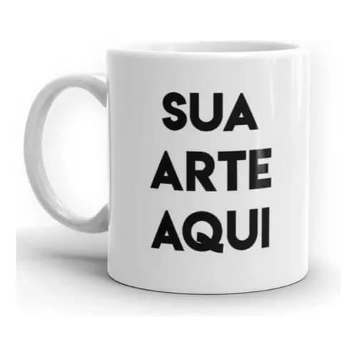 Xicara Caneca Porcelana Personalizada Com Sua Arte 325ml