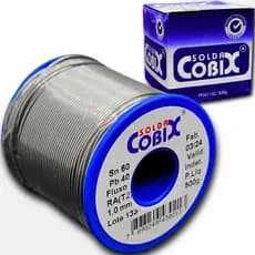 Solda Estranho Cobix 1Mm 60X40 500G Com Fluxo 110/220V