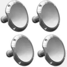 Corneta Hl 1125 Aba Lisa Corneta Rosca Branco Cone Para Dirver 4UND