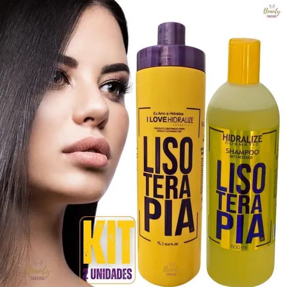 Combo Progressiva Lisoterapia + Shampoo Anti Resíduos 500ml