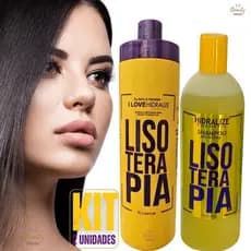 Combo Progressiva Lisoterapia + Shampoo Anti Resíduos 500ml