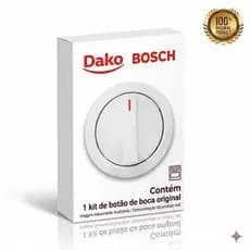 Botão com Aro para Fogão Dako GE Bosch 1 Peça