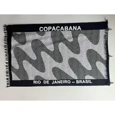 Canga de Praia Saida de Praia Feminina Copacabana Rio de Janeiro Grande Tecido poliéster ou Viscose