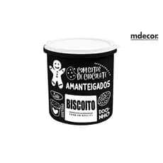 Potes de Mantimentos Avulso 2,5 Litros Plástico Decorado Hermético de Cozinha PB Frases