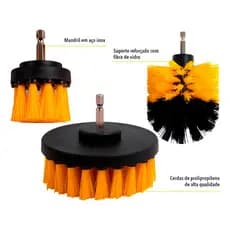 Kit Escovas De Limpeza Pesada Para Parafusadeira Furadeira