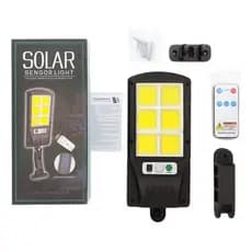 Luzes Solares com Sensor de Movimento Automático para Áreas Externas