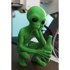 Alien Et Decorativo Extraterrestre Enfeite Criativo Para Mesa Setup Gamer Estante Clube Educativo