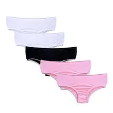 Kit 5 Calcinhas Infantil Criança Algodão Cotton Kids 01