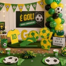 Display Gol Tema Futebol Infantil Aniversário MDF Adesivado