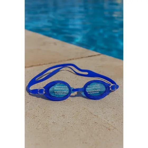 Óculos de Natação Adulto Elástico Duplo Proteção UV Acrílico Esportivo Nadador triathlon