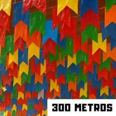 Depbag 300 Metros Bandeirinha Festa São João Julina Quermesse Plástico Resistente a Água