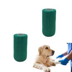 Bandagem Atadura Elástica Flexível Cão Cães Gato Pet Curativo Crossfit Thumb Tape Finger Fita 10 cm