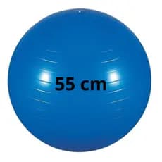 Bola Pilates Yoga Abdominal Exercício 55cm Ginástica Suíça Anti-Estouro Fisioterapia Treino Alongame