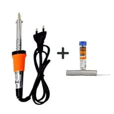 Kit Ferro De Solda Com Estanho Profissional 60w