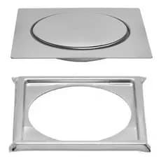 Ralo Click Up Inteligente 15x1cm Cromado Inox Banheiro Veda Cheiro