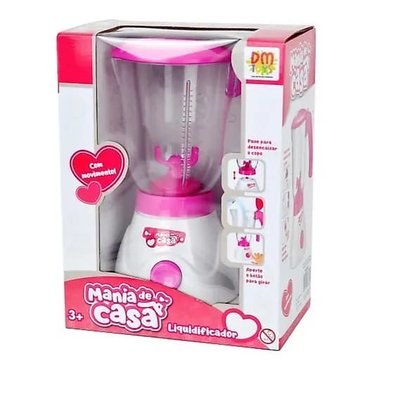 Liquidificador Brinquedo Infantil Funcional Bate De Verdade