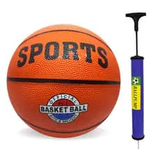 Bola De Basquete Tamanho Oficial Nº 7 ou Nº5 Juvenil + Bomba de Inflar
