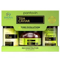 KIT PANTOVIN RECONSTRUÇÃO TEIA CAVIAR 250ML