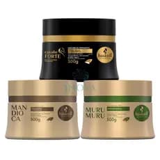 Kit Haskell Mascaras Cavalo Forte Mandioca Murumuru 300G