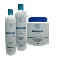 Kit Hidratação Etik Shampoo, Condicionador 400ml e Mascara 1kg