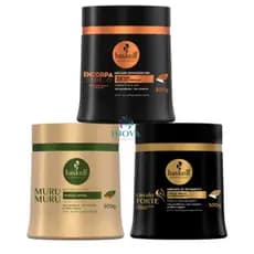 Kit Máscara Haskell Murumuru. Cavalo Forte e Encorpa Cabelo 500g