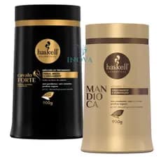 Kit Haskell Máscaras Cavalo Forte E Mandioca 900G