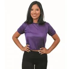 Cropped Camiseta Dry Fit  De Academia Fitness
