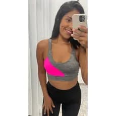 Top Fitness Feminino para Malhar Moda Academia com bojo