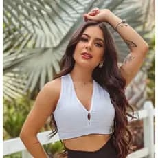 Top Fitness Nadador Com Bojo Liso Academia