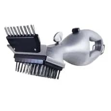 Limpador De Grelha Churrasqueira Cerdas Aço Inox Vapor Bbq