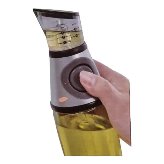 Garrafa Dispensador porta aceite - molhos em geral condimentos com medidor