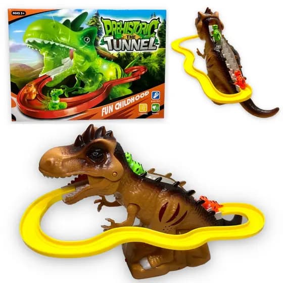 Brinquedo Parque Dinossauro Musical Escorregador Luz E Som