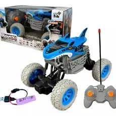 Carrinho Controle Remoto Monster Tubarão Jacare 4x4 Recarregável