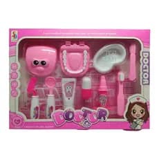 Maleta Kit Profissões Dentista Medico Brinquedo Doutor Infantil
