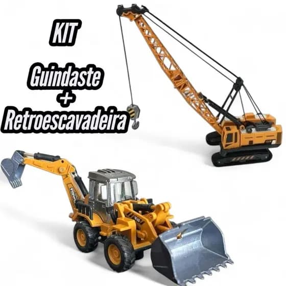 Miniatura Maquinas de Contrução Guincho Retroescavadeira Brinquedos Com Articulações