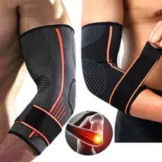 Cotoveleira Fitness Unissex Ajustavel Importada Compressão Protetor de Cotovelo Tendinite cutuveleira