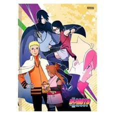 Caderno Brochura Costurado Universitário Boruto 80 Folhas São Domingos