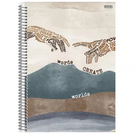 Caderno Universitário 10 Matérias Wind São Domingos 160 Folhas