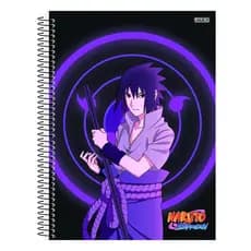 Caderno Universitário 10 Matérias Naruto São Domingos 160 Folhas