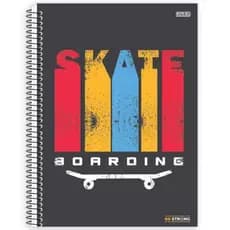 Caderno Universitário 10 Matérias Be Strong São Domingos 160 Folhas